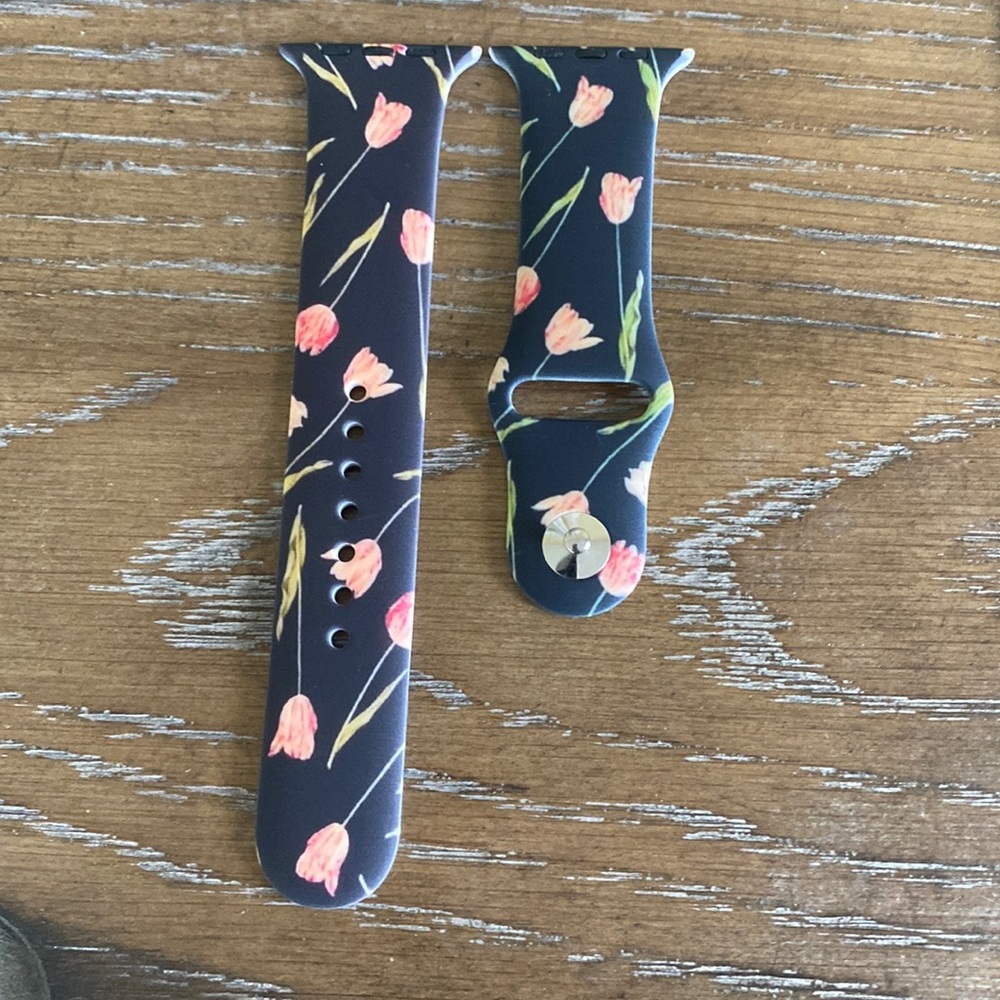 Apple Watch Wristband. Floral. Size-Large